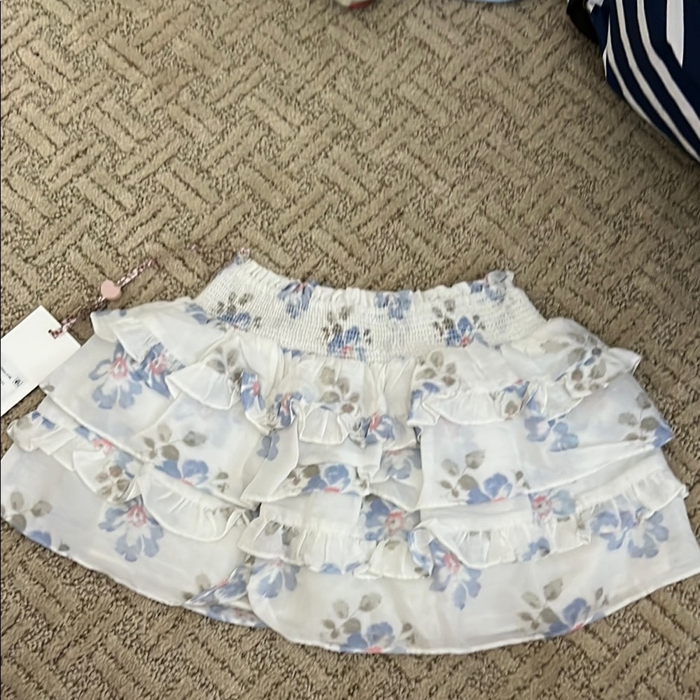 LoveShackFancy “Billie” Mini Skirt 4/5Y